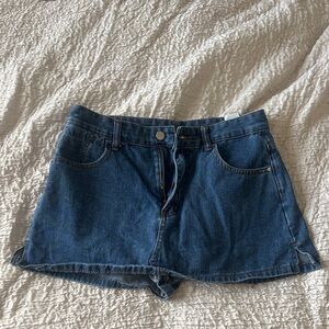 Classic Blue Denim Women's Skort